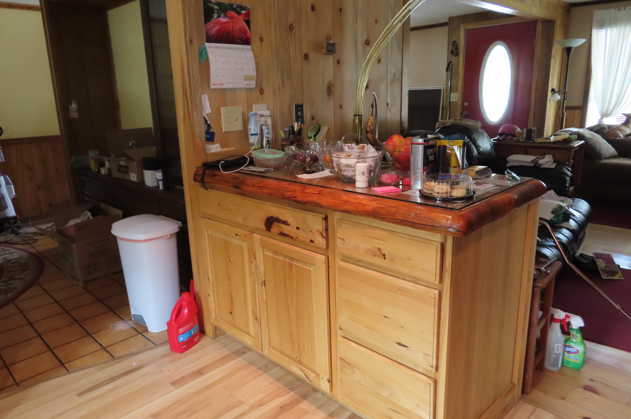 51240 Dianne Road La Pine, OR 97739 - Photo 13 of 45 Kitchen Bar Top was milled of Pine Slab