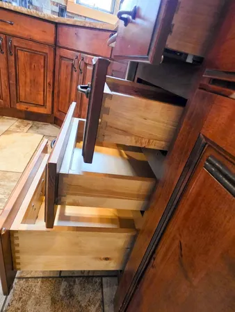 a view of a tree in a yard