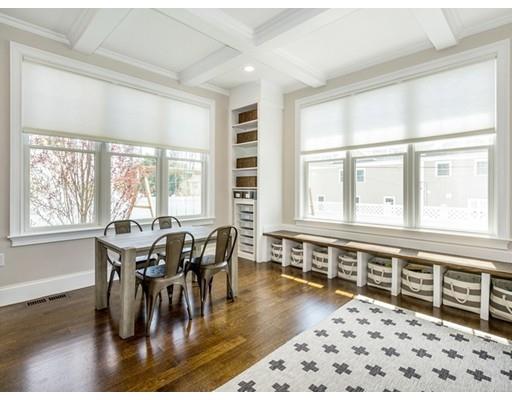 17 Ridgeway Avenue Needham, MA 02492 - Photo 12 of 30 a view of a dining room with furniture window and wooden floor