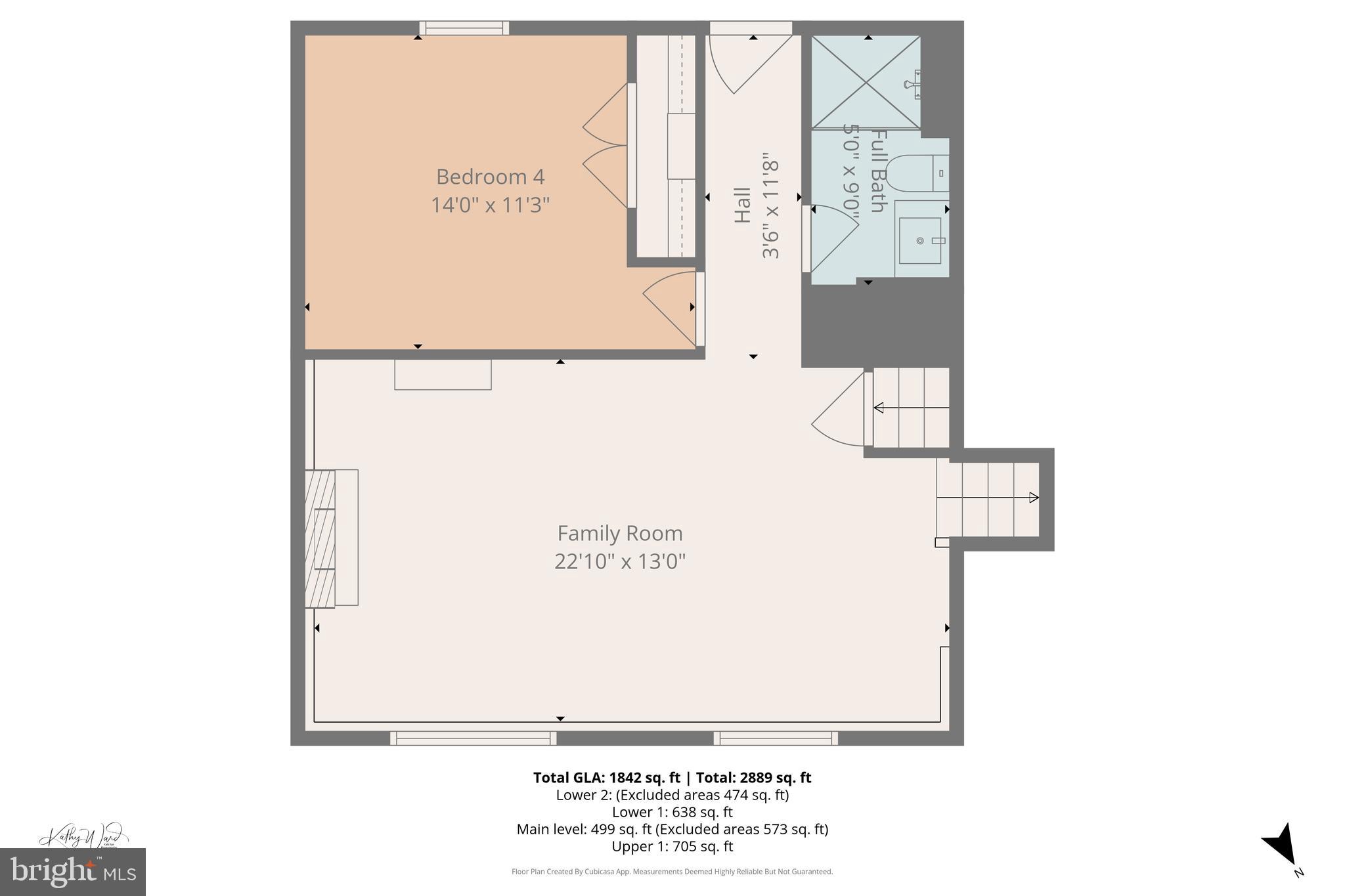 864 Snow Valley Lane Odenton, MD 21113 - Photo 40 of 42 Floor Plan: Lower 1 Level