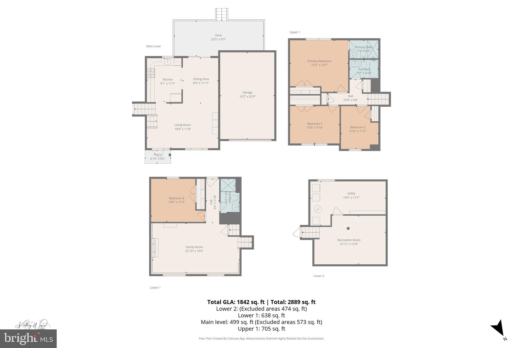 864 Snow Valley Lane Odenton, MD 21113 - Photo 42 of 42 Floor Plan: Main Level