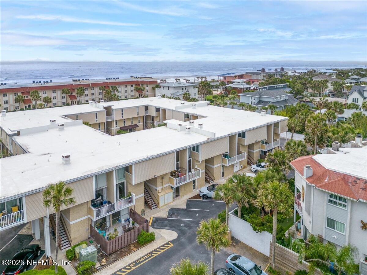 901 Ocean Boulevard, Unit 1 Atlantic Beach, FL 32233 - Photo 14 of 39 an aerial view of a house with a city view