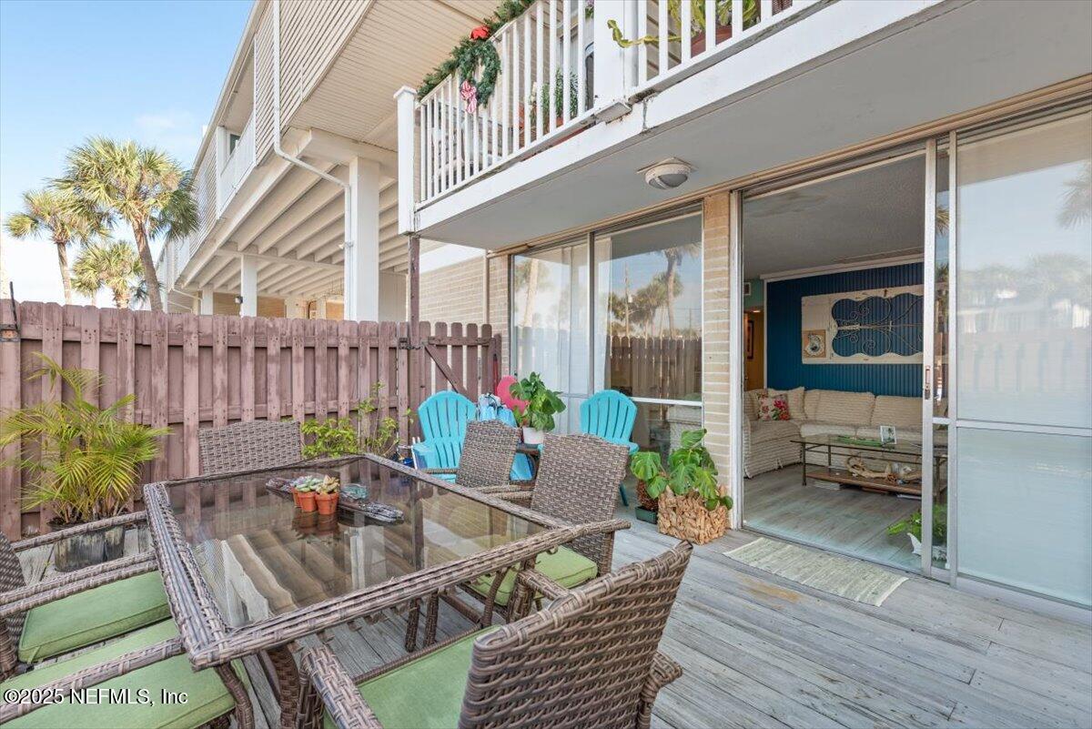 901 Ocean Boulevard, Unit 1 Atlantic Beach, FL 32233 - Photo 5 of 39 a outdoor space with furniture