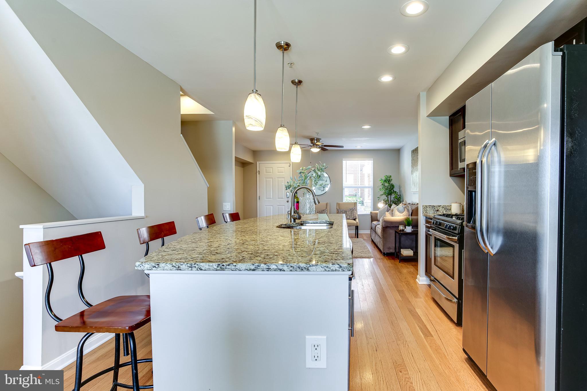 4603 Dillon Street Baltimore, MD 21224 - Photo 8 of 35 Gourmet Kitchen w/ Stainless Appl & Granite Cntrs