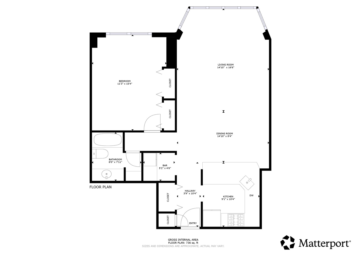 525 West Hawthorne Place, Unit 2606 Chicago, IL 60657 - Photo 37 of 37 a picture of a bathroom with a shower