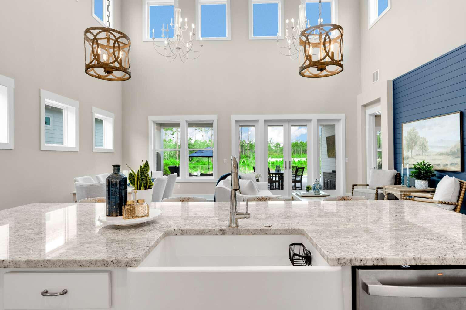 1760 Pathways Dr Inlet Beach Inlet Beach, FL 32461 - Photo 3 of 36 a kitchen with a sink and a large window