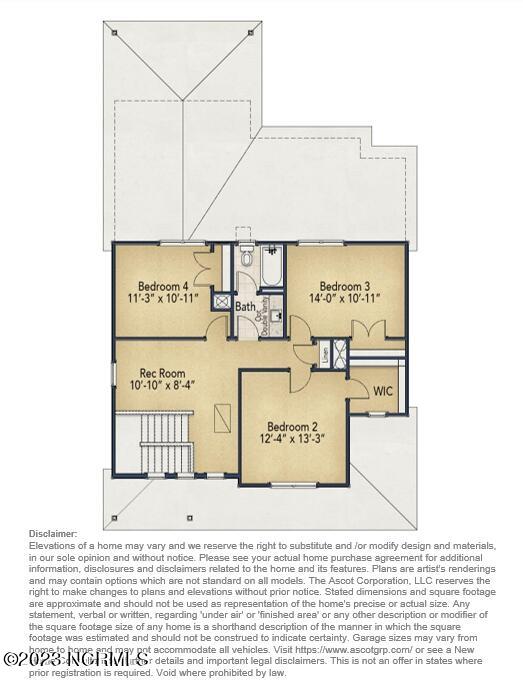 807 Thrush Drive Vass, NC 28394 - Photo 19 of 23 Jura- 2nd Floor Elevation