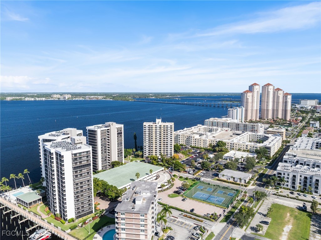 1910 Virginia Avenue, Unit 803 Fort Myers, FL 33901 - Photo 2 of 48 a view of a city with tall buildings