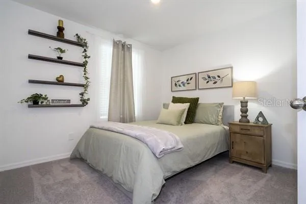 a view of a swimming pool with a lake view