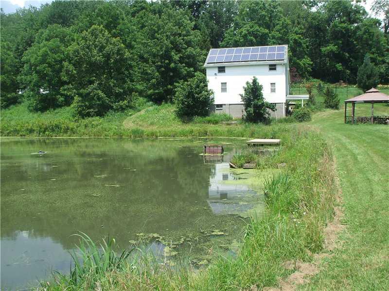 340 Jolly School Road Washington, PA 15301 - Photo 7 of 18 Waterfront/Dock/Pier. Stocked pond w/"Party Barn" behind and Pavilion