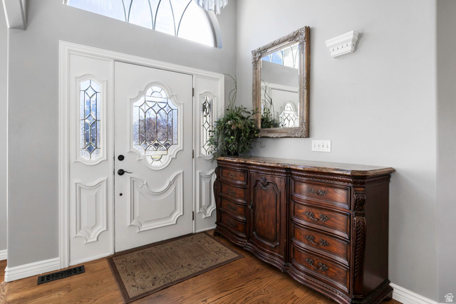 13176 Day Court Draper, UT 84020 - Photo 3 of 45 Foyer with dark wood-style flooring