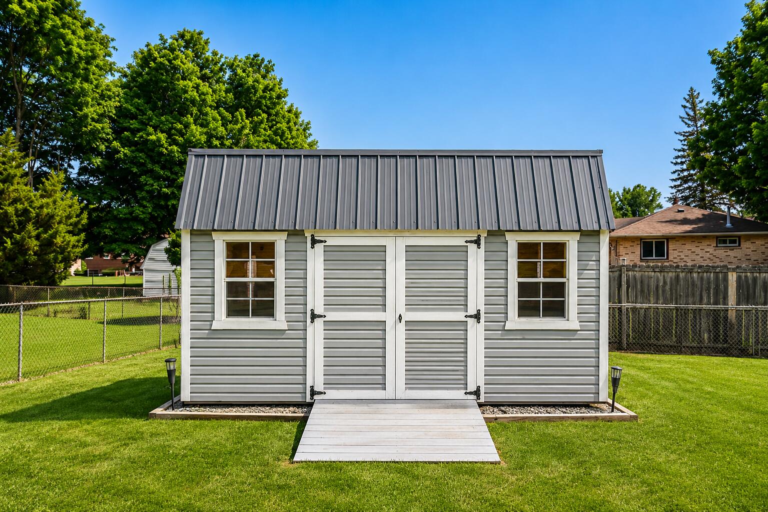 4428 Phoenix Drive Springfield, OH 45503 - Photo 31 of 35 9×15 storage shed perfect to house lawn care and outdoor furniture. New within last 6+ years