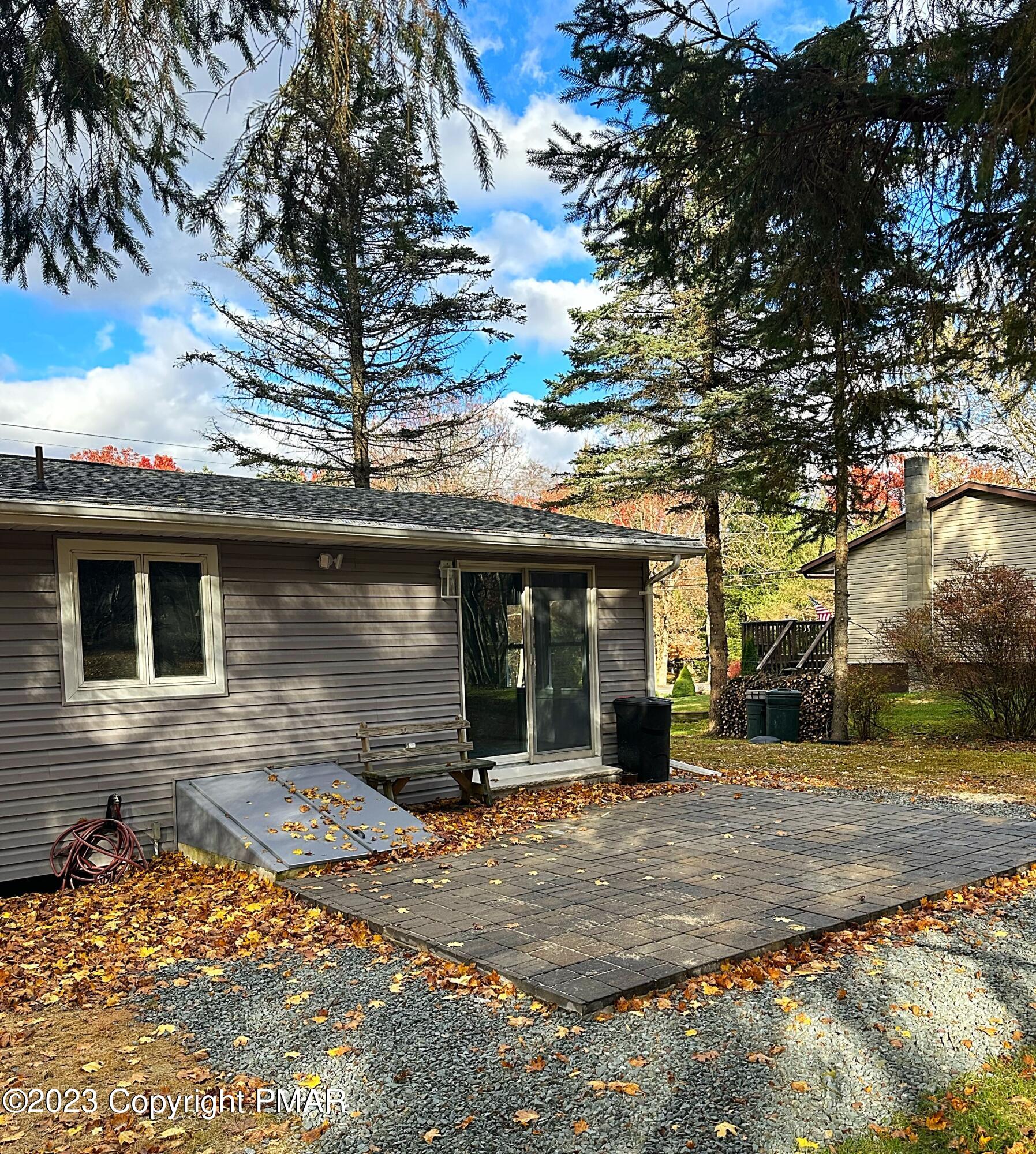 350 Mountain Road Albrightsville, PA 18210 - Photo 11 of 23 a front view of a house with a yard
