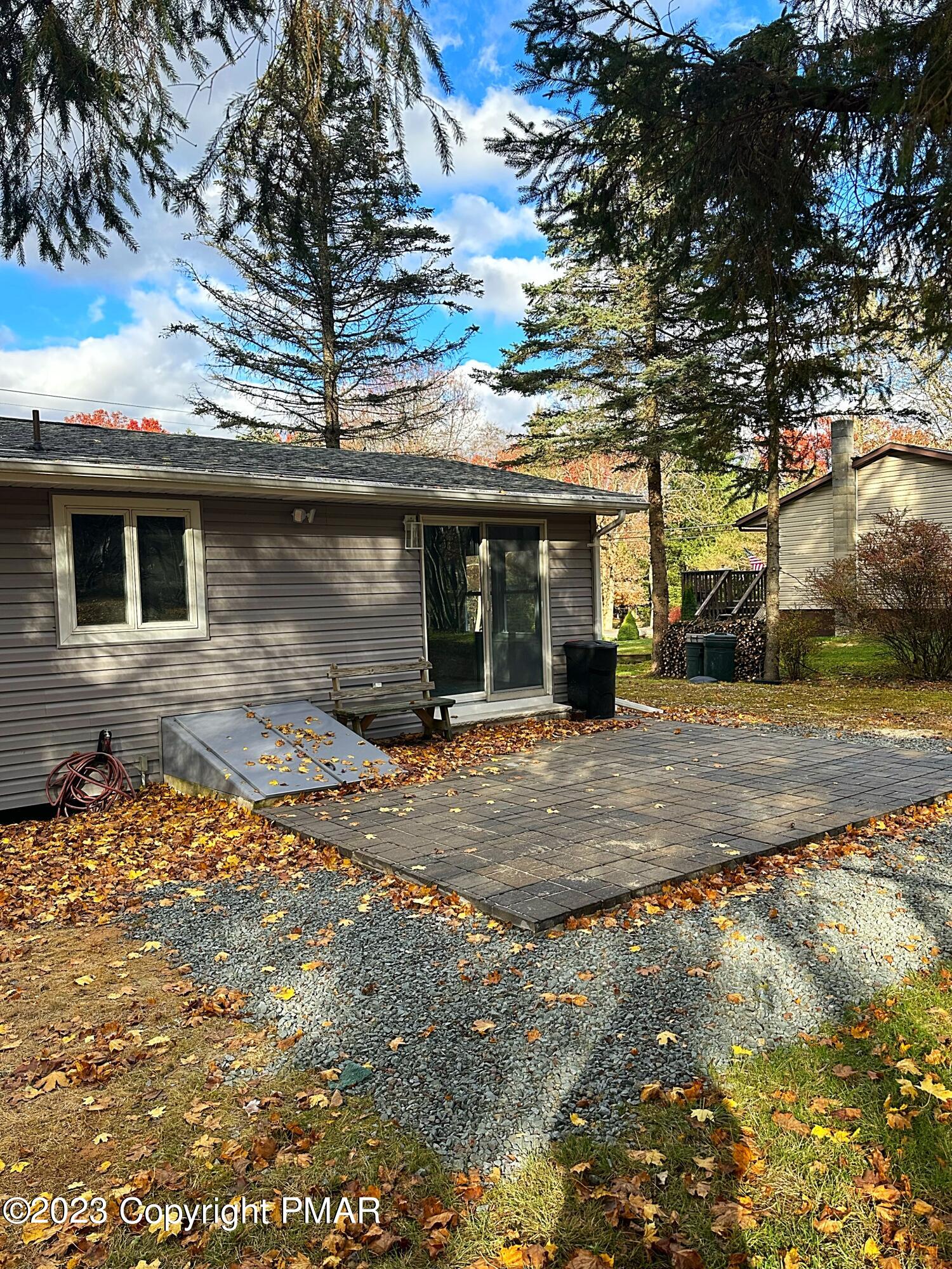 350 Mountain Road Albrightsville, PA 18210 - Photo 14 of 23 a front view of a house with a yard