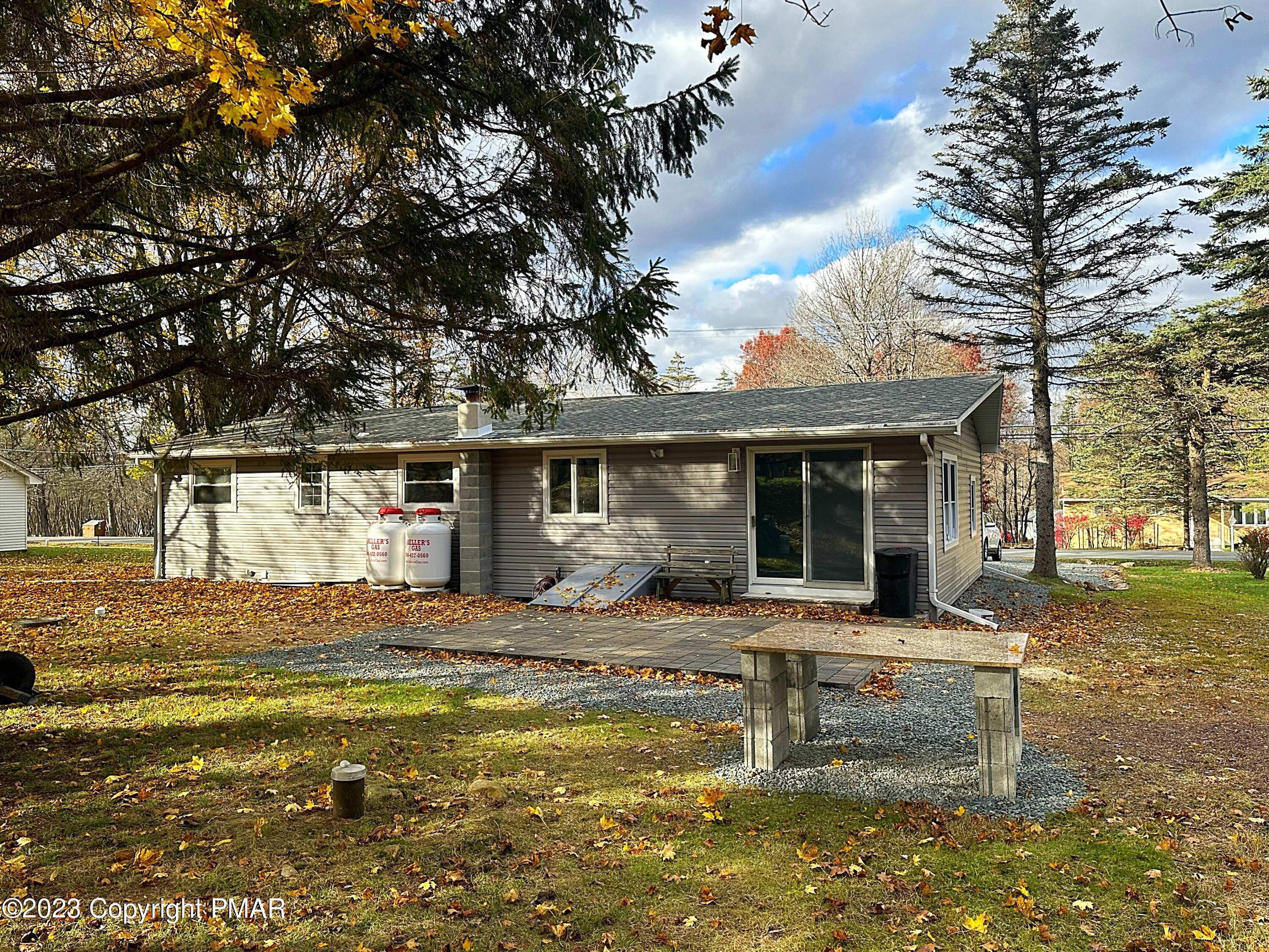 350 Mountain Road Albrightsville, PA 18210 - Photo 17 of 23 a view of a house with pool yard and sitting area