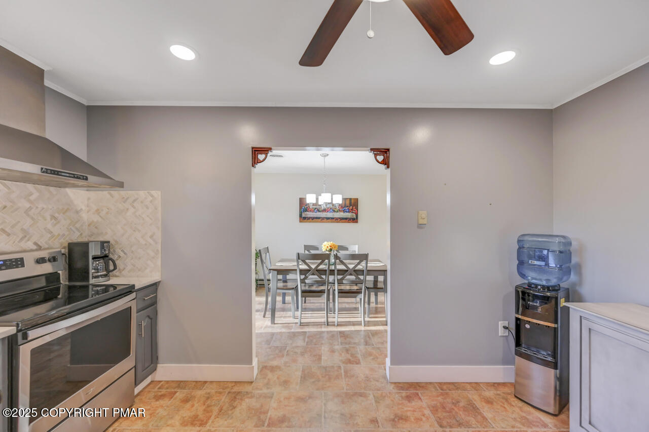 9 Gap View Heights Road East Stroudsburg, PA 18301 - Photo 24 of 57 a view of kitchen with furniture and stainless steel appliances