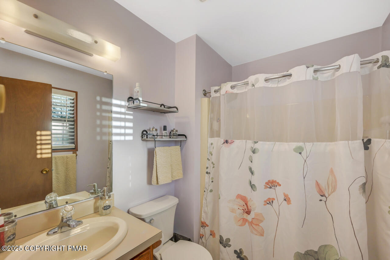 9 Gap View Heights Road East Stroudsburg, PA 18301 - Photo 31 of 57 a bathroom with a sink toilet and shower
