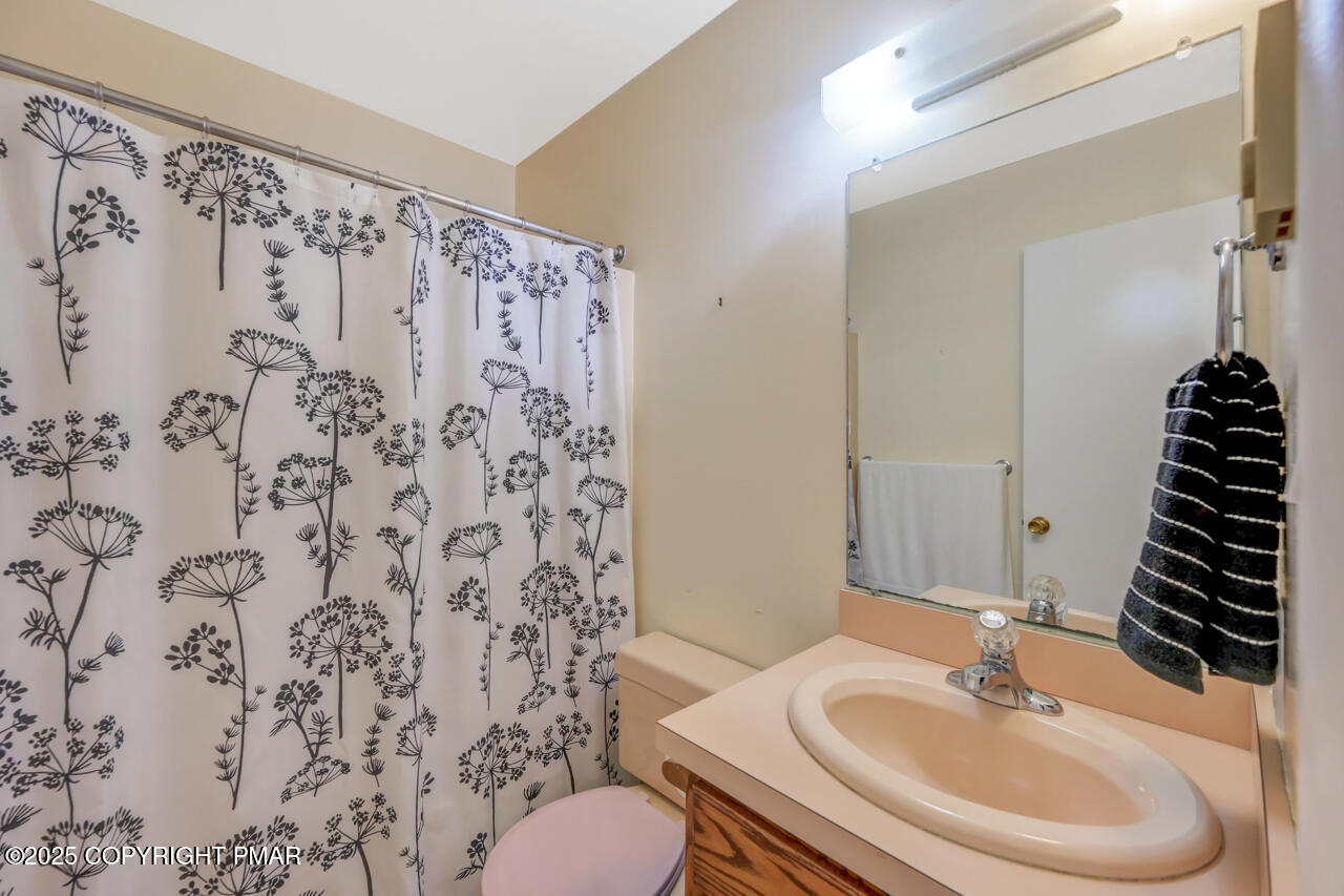 9 Gap View Heights Road East Stroudsburg, PA 18301 - Photo 37 of 57 a bathroom with a sink toilet and shower