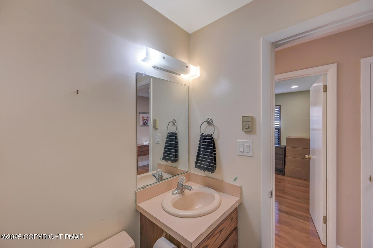 9 Gap View Heights Road East Stroudsburg, PA 18301 - Photo 38 of 57 a bathroom with a sink and a mirror