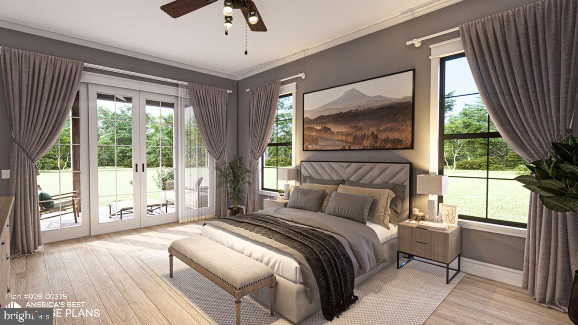 223 Brandy Road Front Royal, VA 22630 - Photo 7 of 11 a bedroom with a large bed and a large window