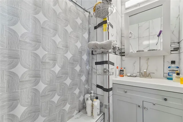 an aerial view of multiple houses