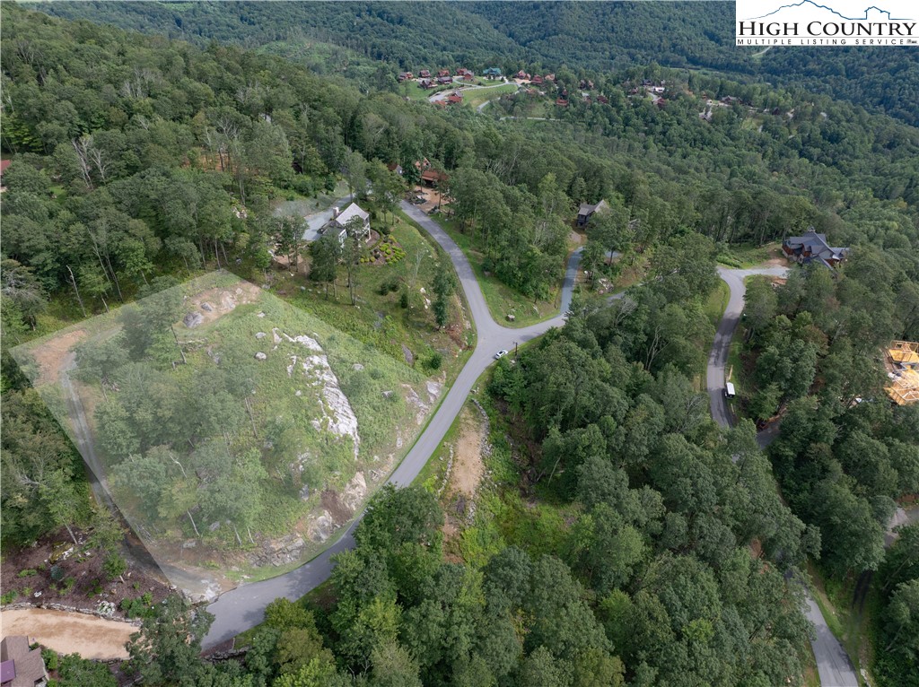 S50 Cliffside Trail Banner Elk, NC 28604 - Photo 12 of 21 an aerial view of residential house with outdoor space and trees all around