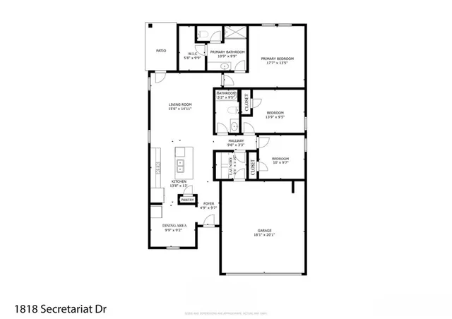 a picture of a floor plan