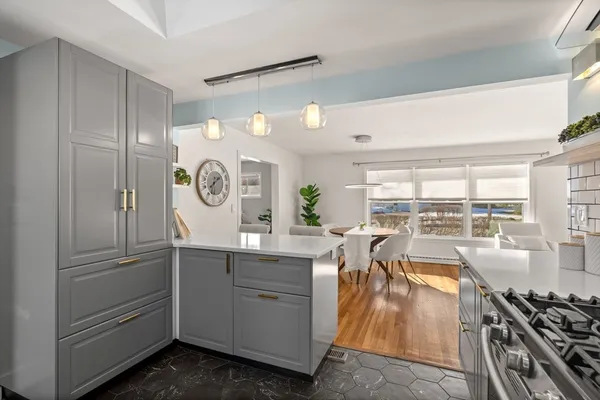 a very nice looking room with a large window