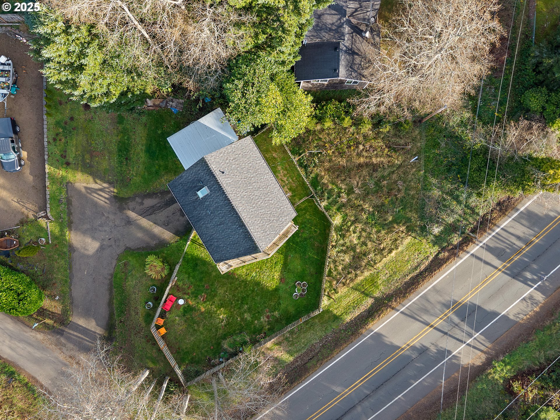 4805 Leonard Street West Netarts, OR 97141 - Photo 30 of 34 an aerial view of a house