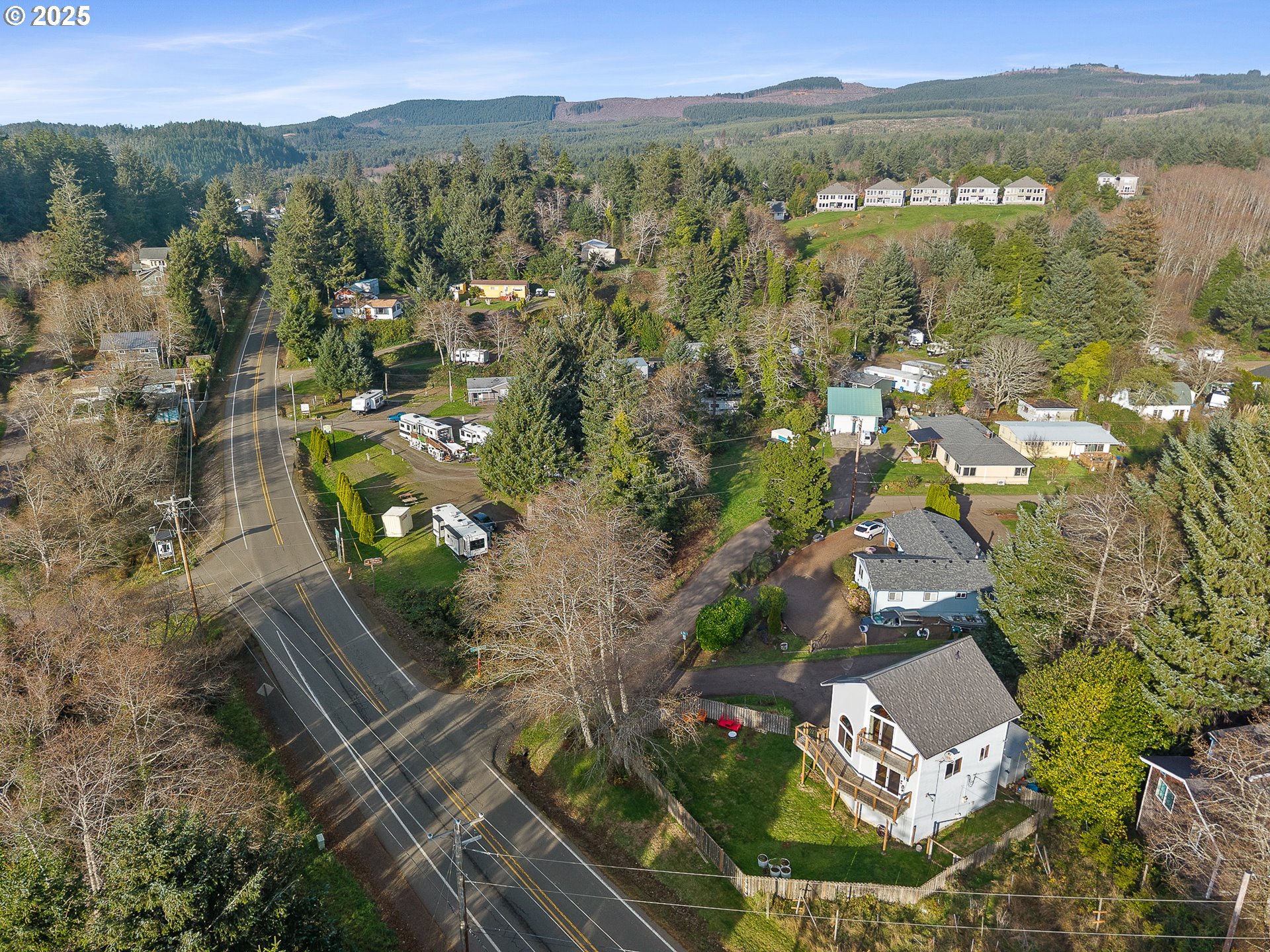 4805 Leonard Street West Netarts, OR 97141 - Photo 33 of 34 a view of a city with mountain view
