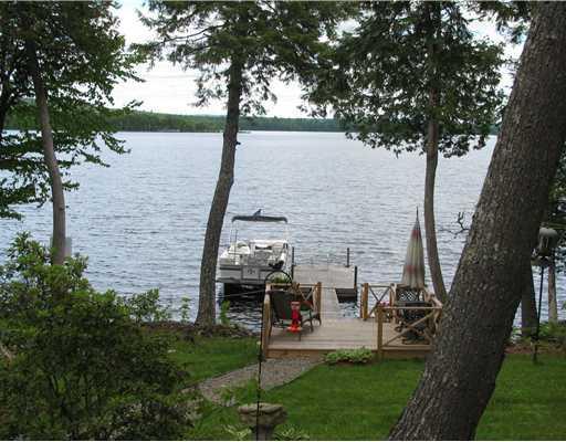 559 Lakeville Shores Road Lakeville, ME 04487 - Photo 24 of 25 Land/Lot. Lawn leading to...