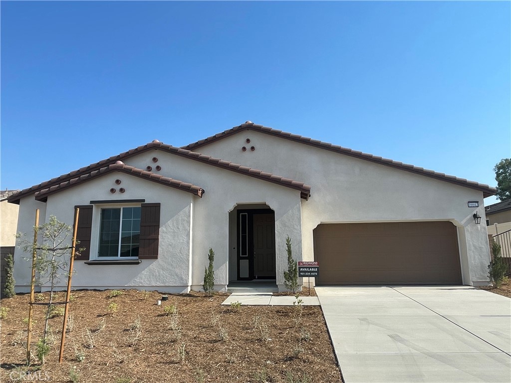 a front view of a house with windows