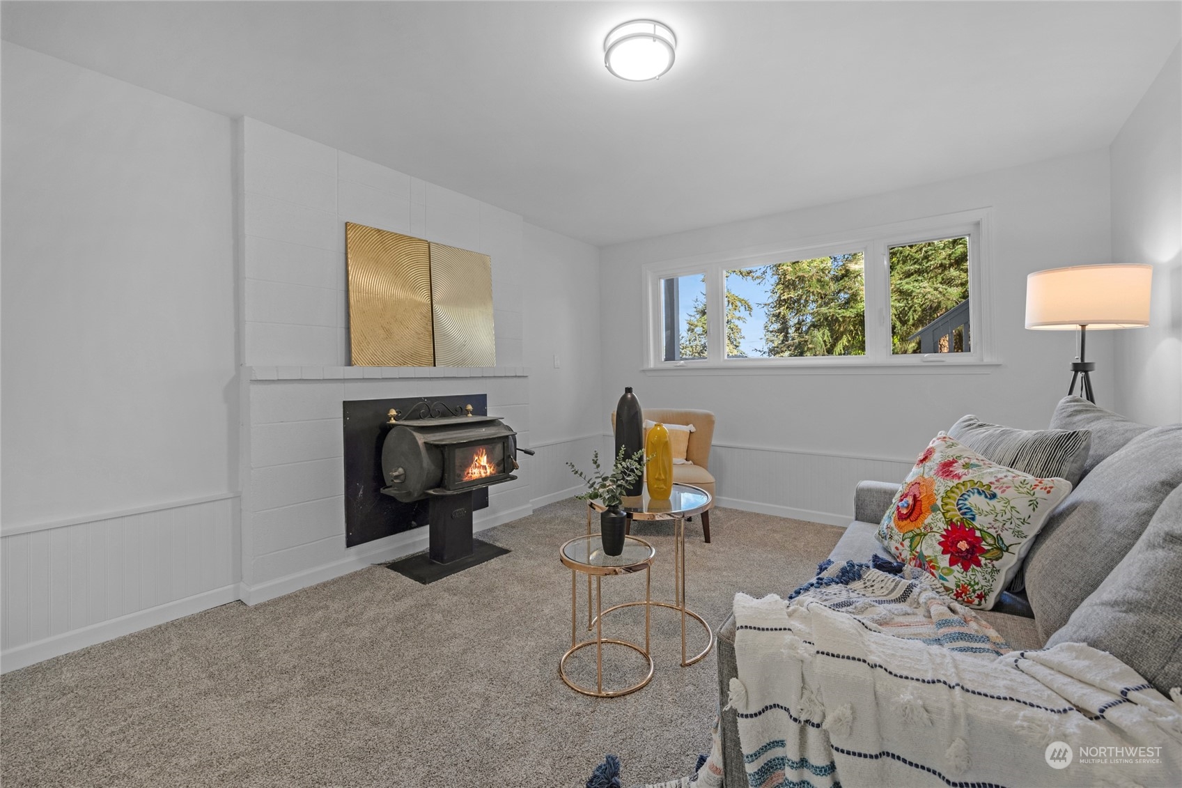 22608 23rd Place West Brier, WA 98036 - Photo 18 of 27 a living room with furniture and a flat screen tv