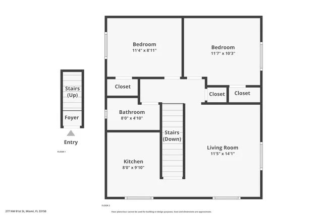 $1,100,000 | 275 Northwest 81st Street, Miami, FL 33150