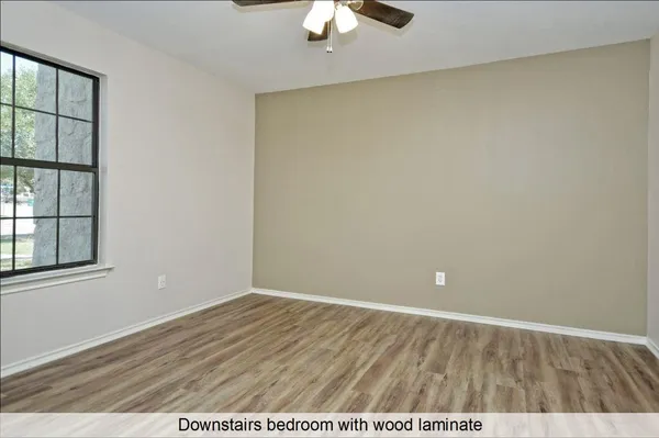 wooden floor in an empty room