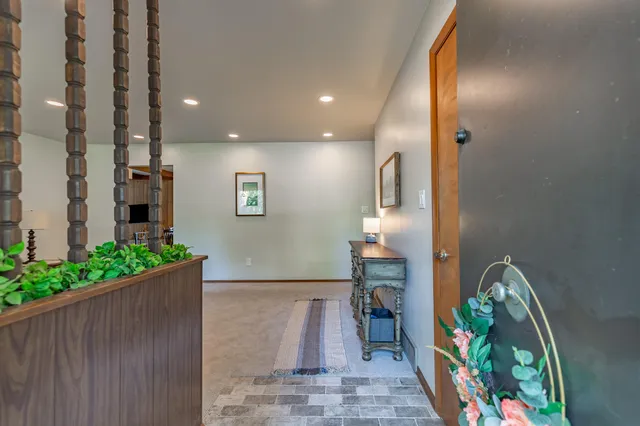 wooden floor in a room