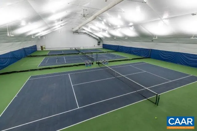 a view of a lake and mountain