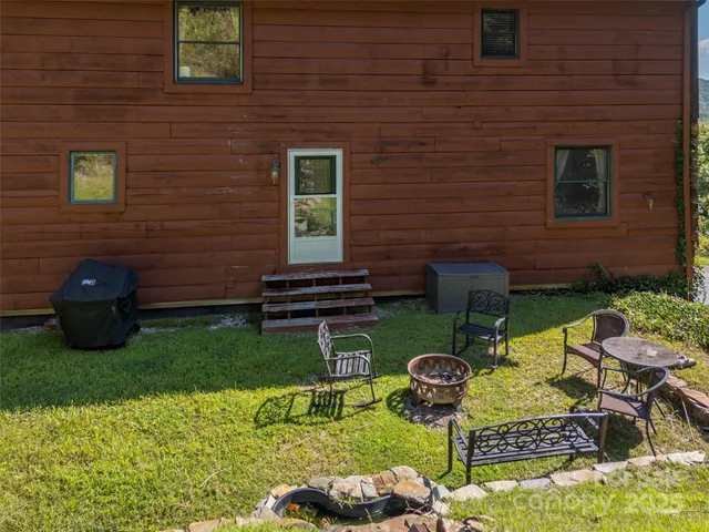 a aerial view of a house