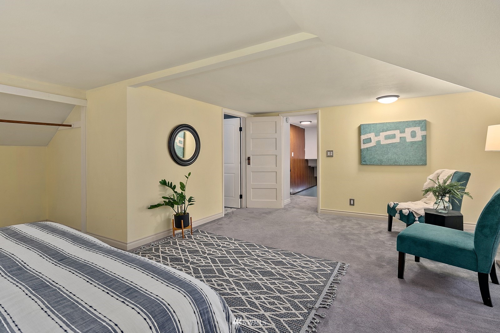18416 Southeast Petrovitsky Road Renton, WA 98058 - Photo 25 of 36 a bedroom with a bed and furniture