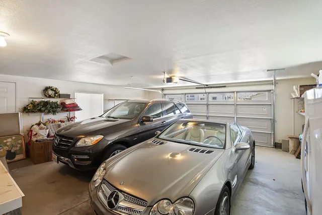 a view of car garage