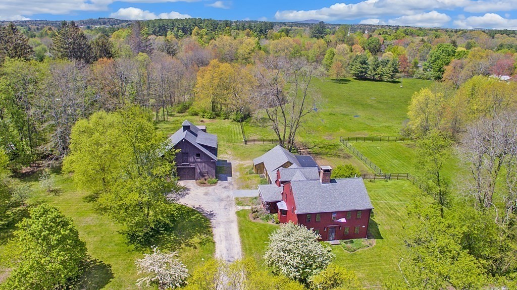 338 Neck Road Lancaster, MA 01523 - Photo 4 of 42 an aerial view of houses with yard