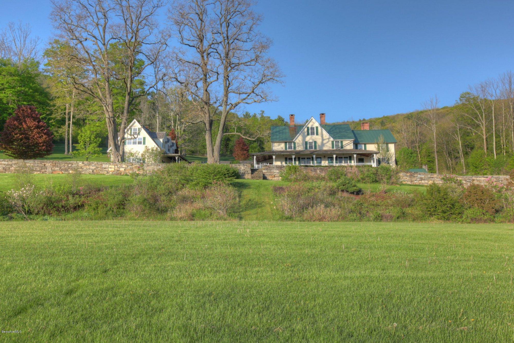 137 Jerusalem Road Tyringham, MA 01264 - Photo 12 of 59 a view of a town with big trees and a big yard