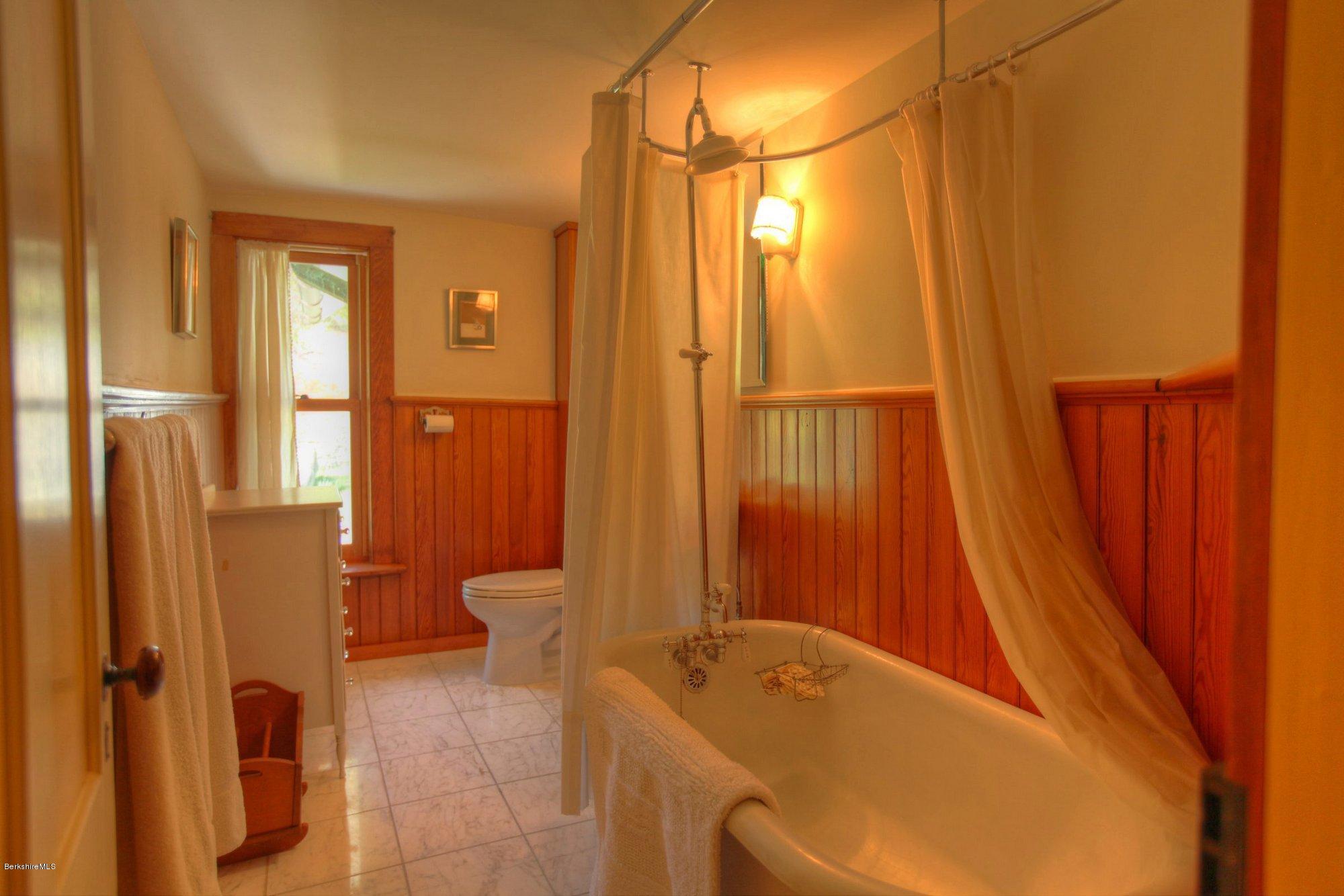 137 Jerusalem Road Tyringham, MA 01264 - Photo 28 of 59 a bathroom with a tub and shower