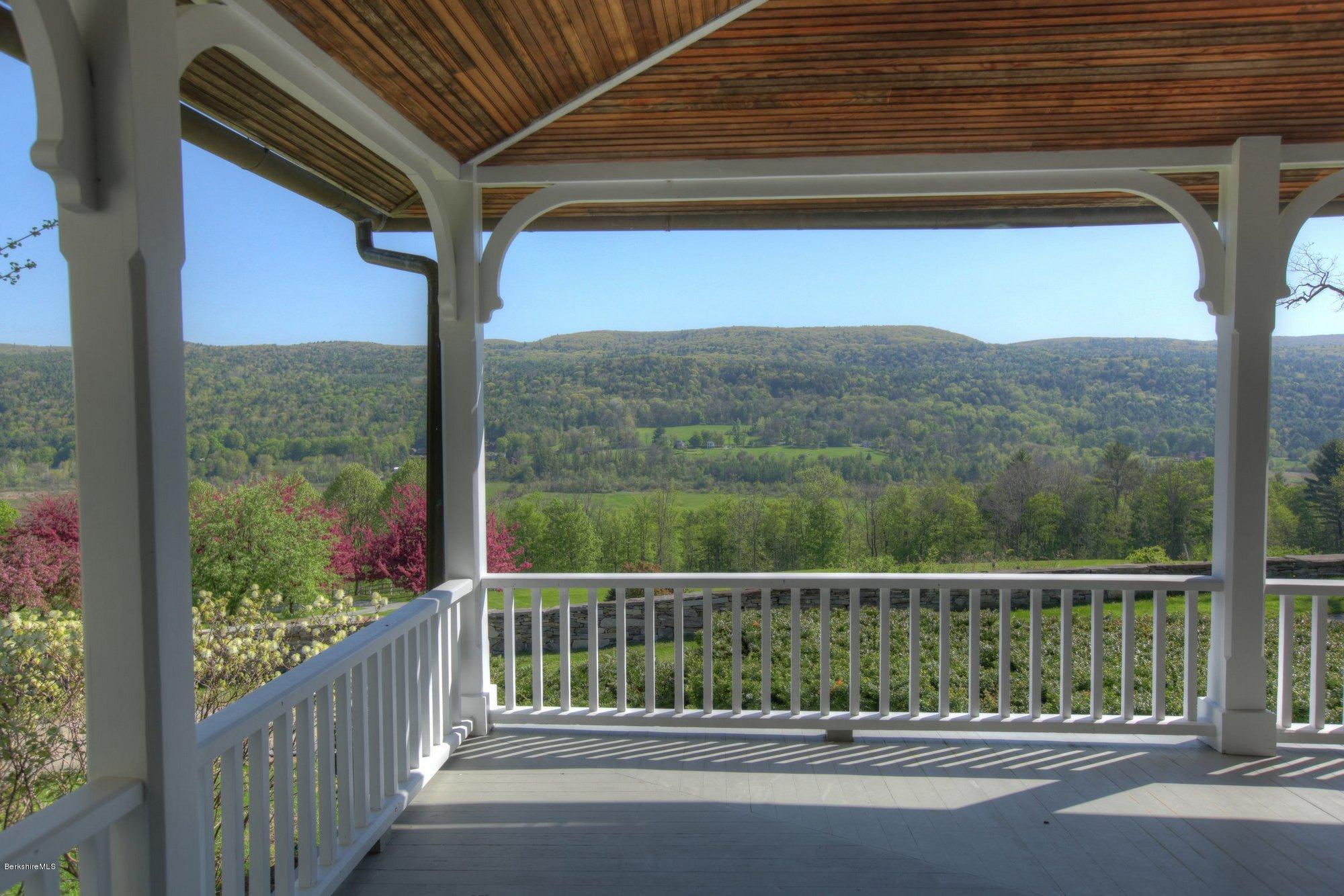 137 Jerusalem Road Tyringham, MA 01264 - Photo 43 of 59 a view of a balcony with an outdoor space
