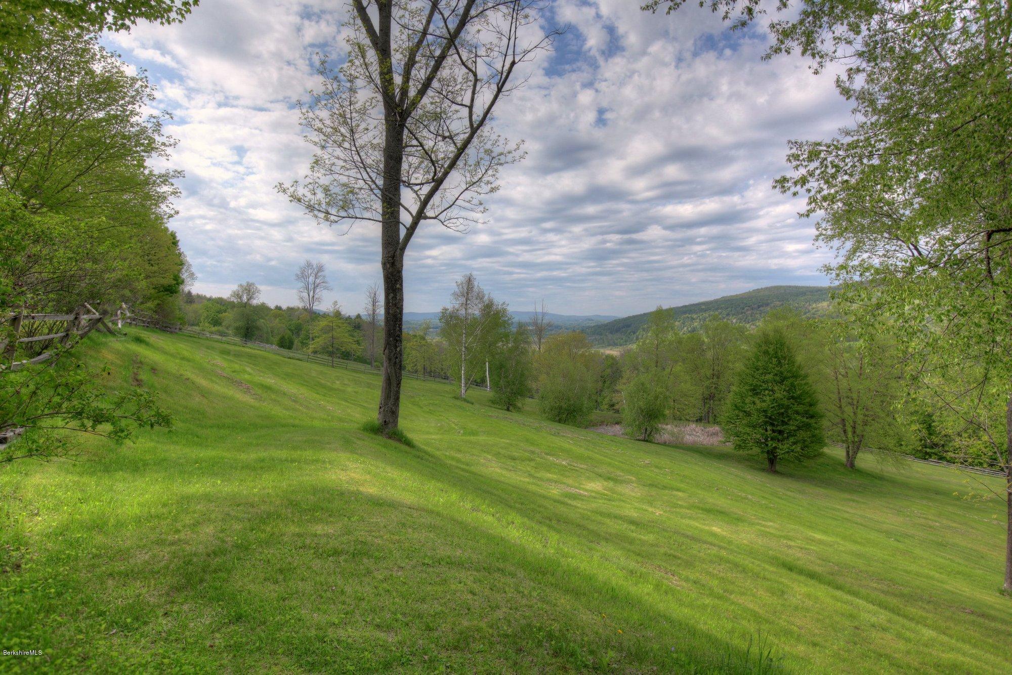 137 Jerusalem Road Tyringham, MA 01264 - Photo 50 of 59 a backyard of a house with lots of green space