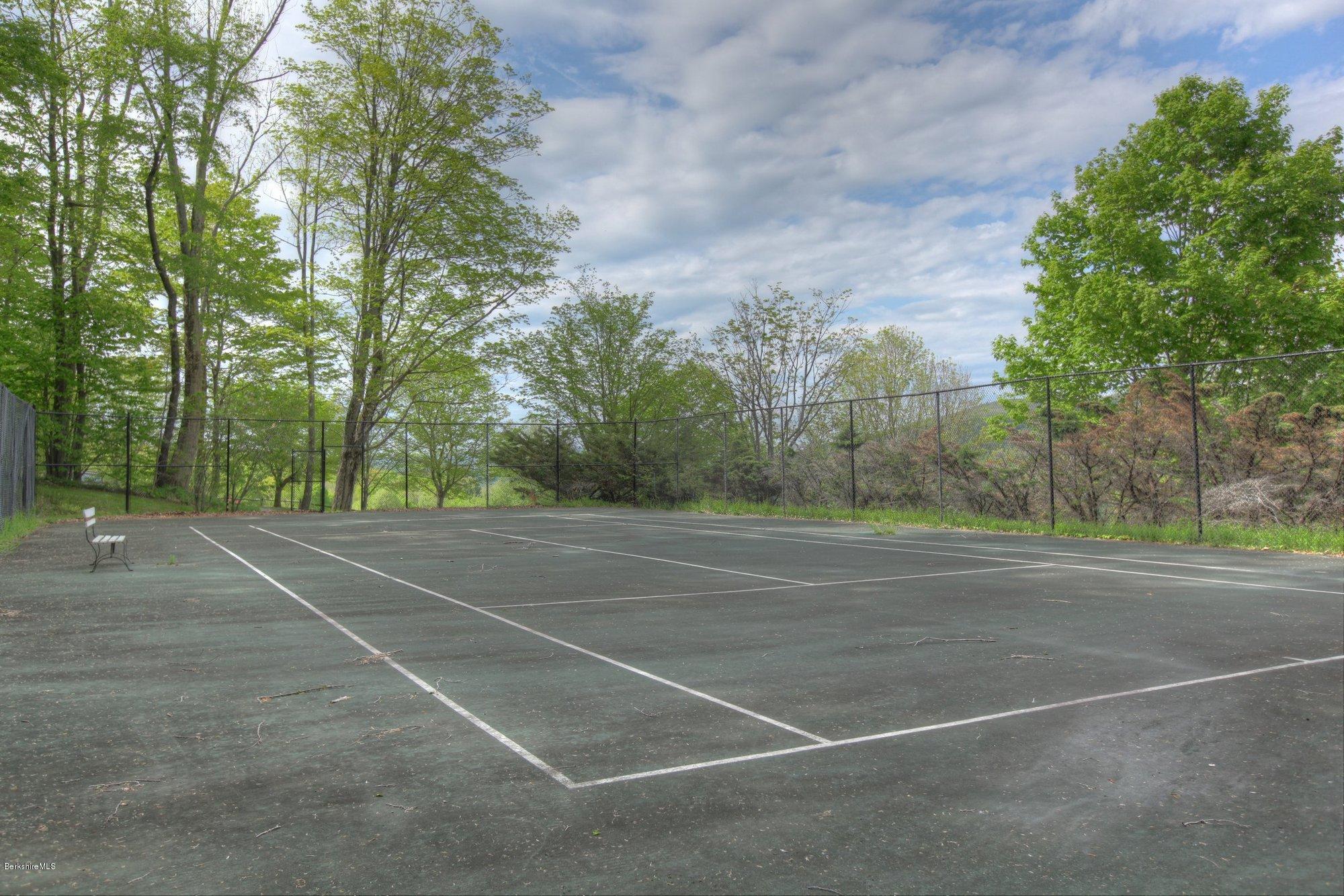 137 Jerusalem Road Tyringham, MA 01264 - Photo 55 of 59 a view of a tennis court