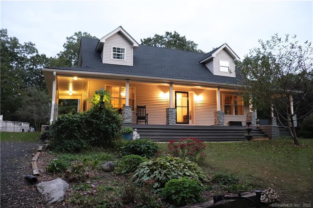 a house view with a outdoor space