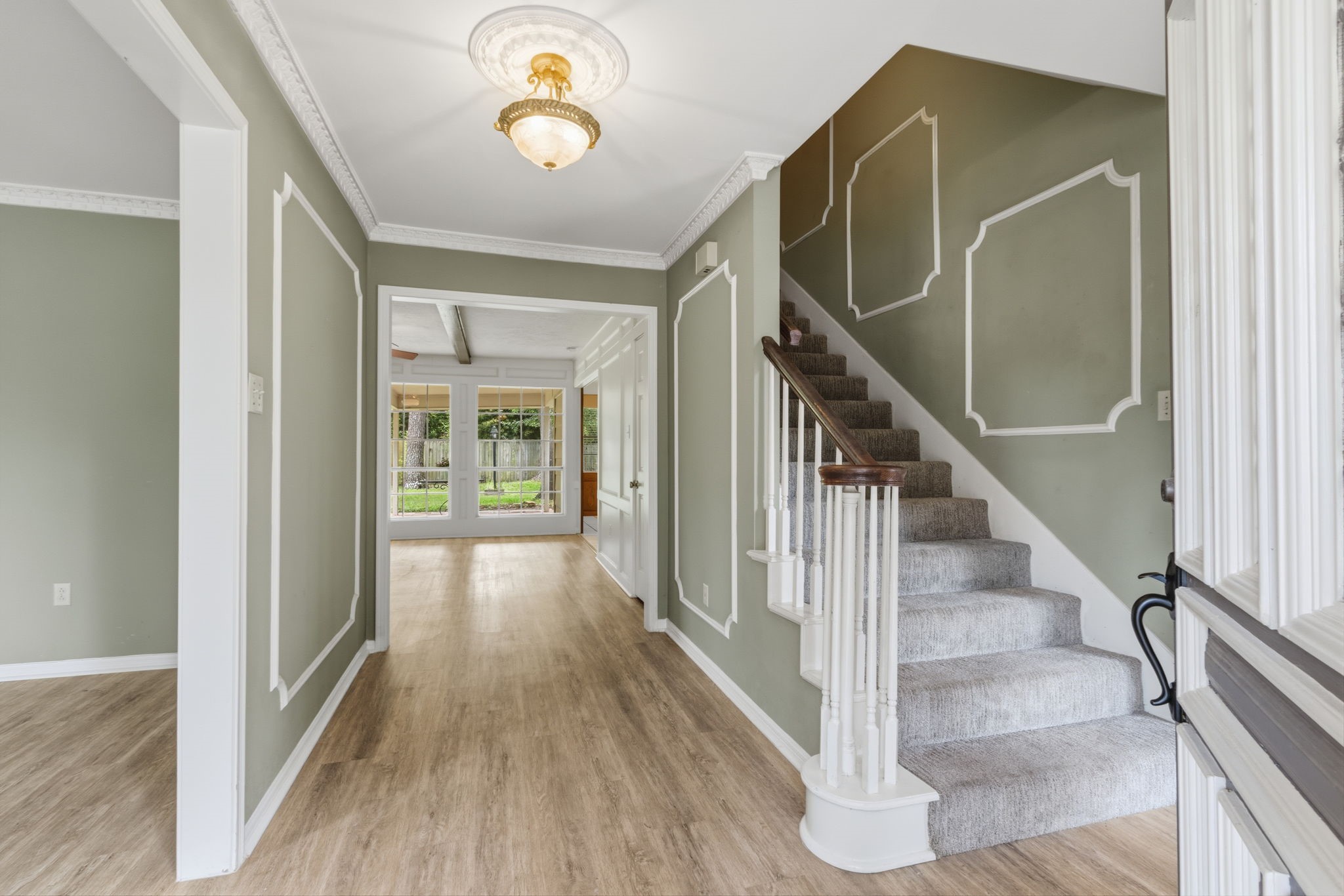 3422 Candlewisp Drive Spring, TX 77388 - Photo 6 of 50 ENTRY - As you enter the home, the formal living room is on the left and the dining room is on the right. The family room is straight ahead and has views of the spacious back yard.