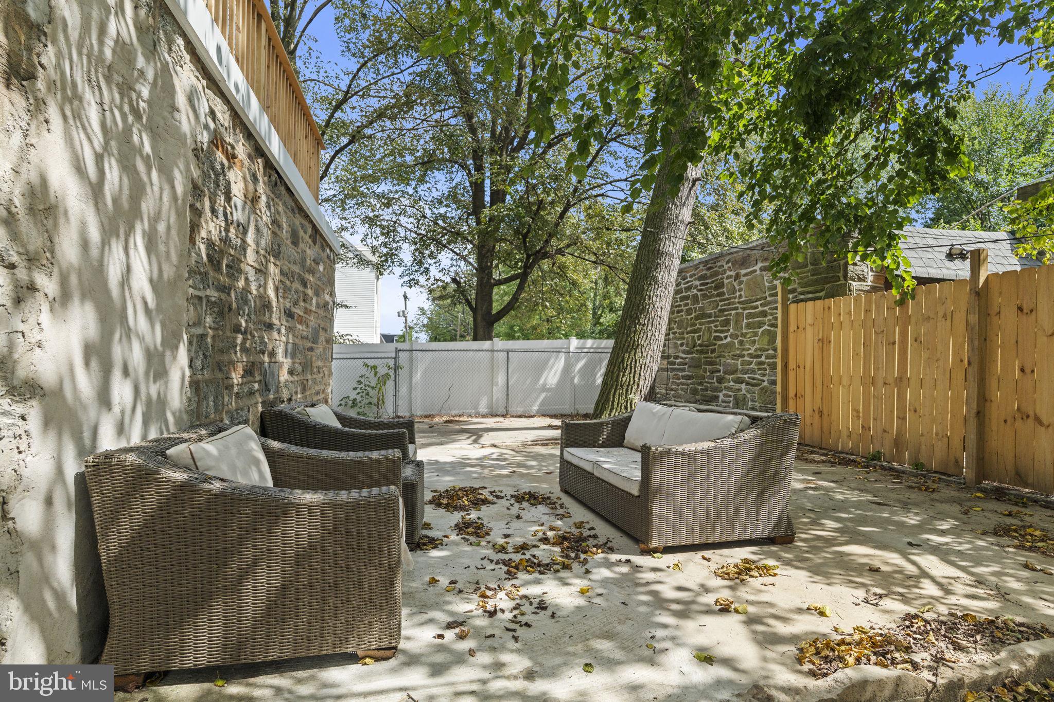 5320 Wynnefield Avenue Philadelphia, PA 19131 - Photo 33 of 33 a backyard of a house with seating space