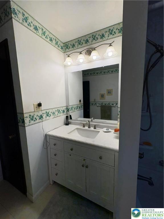 1020 East Main Street Weatherly, PA 18255 - Photo 27 of 28 a bathroom with a sink mirror and a shower